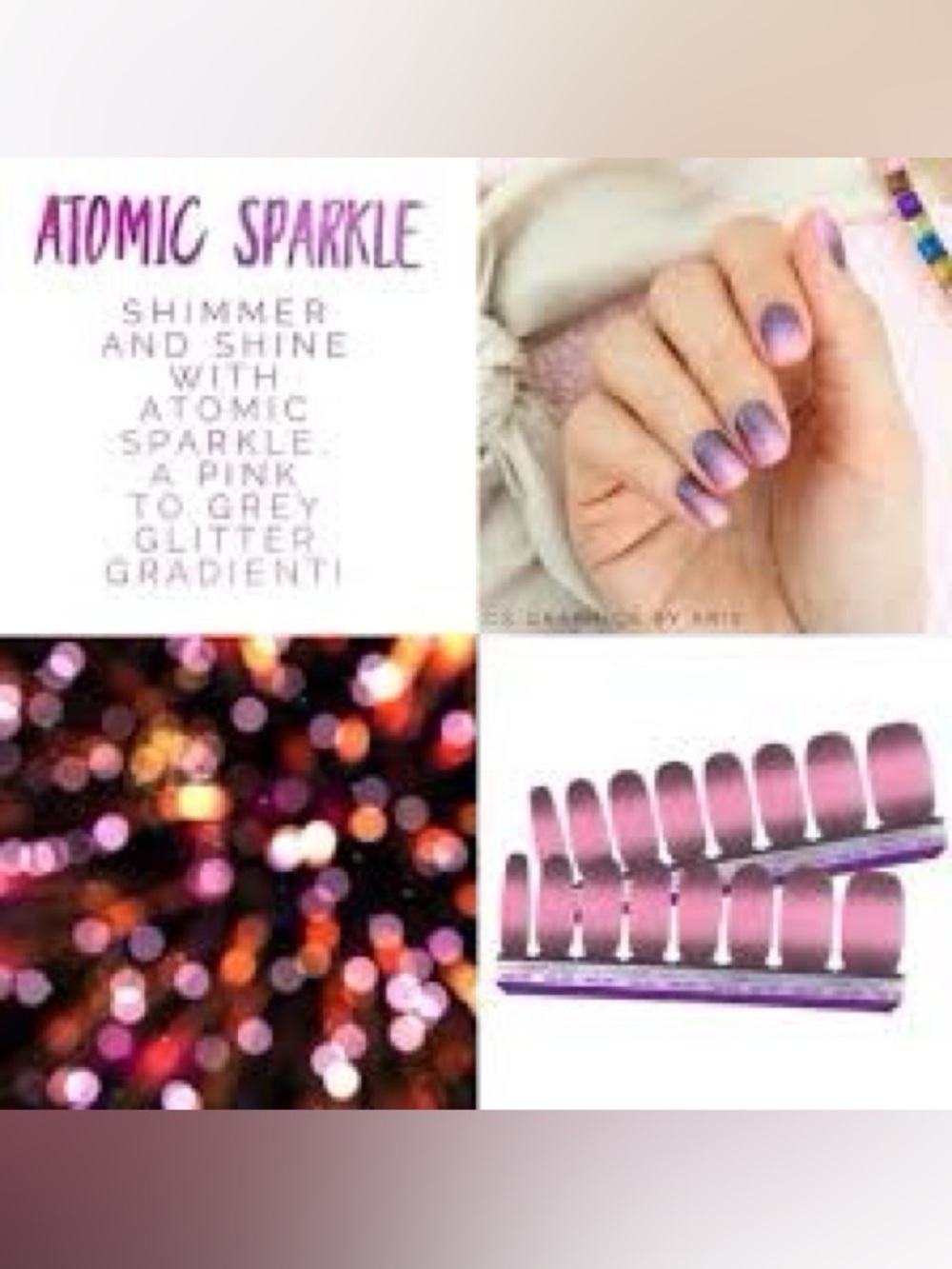 Atomic Sparkle: Rare Color Street Nail Polish Strips